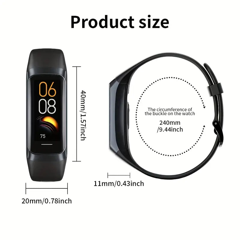 Xiaomi C5S SMART WATCH COM TELA COLORIDA LED MONITOR DE FREQUÊNCIA CARDÍACA PARA FITNESS ANDROID/iOS