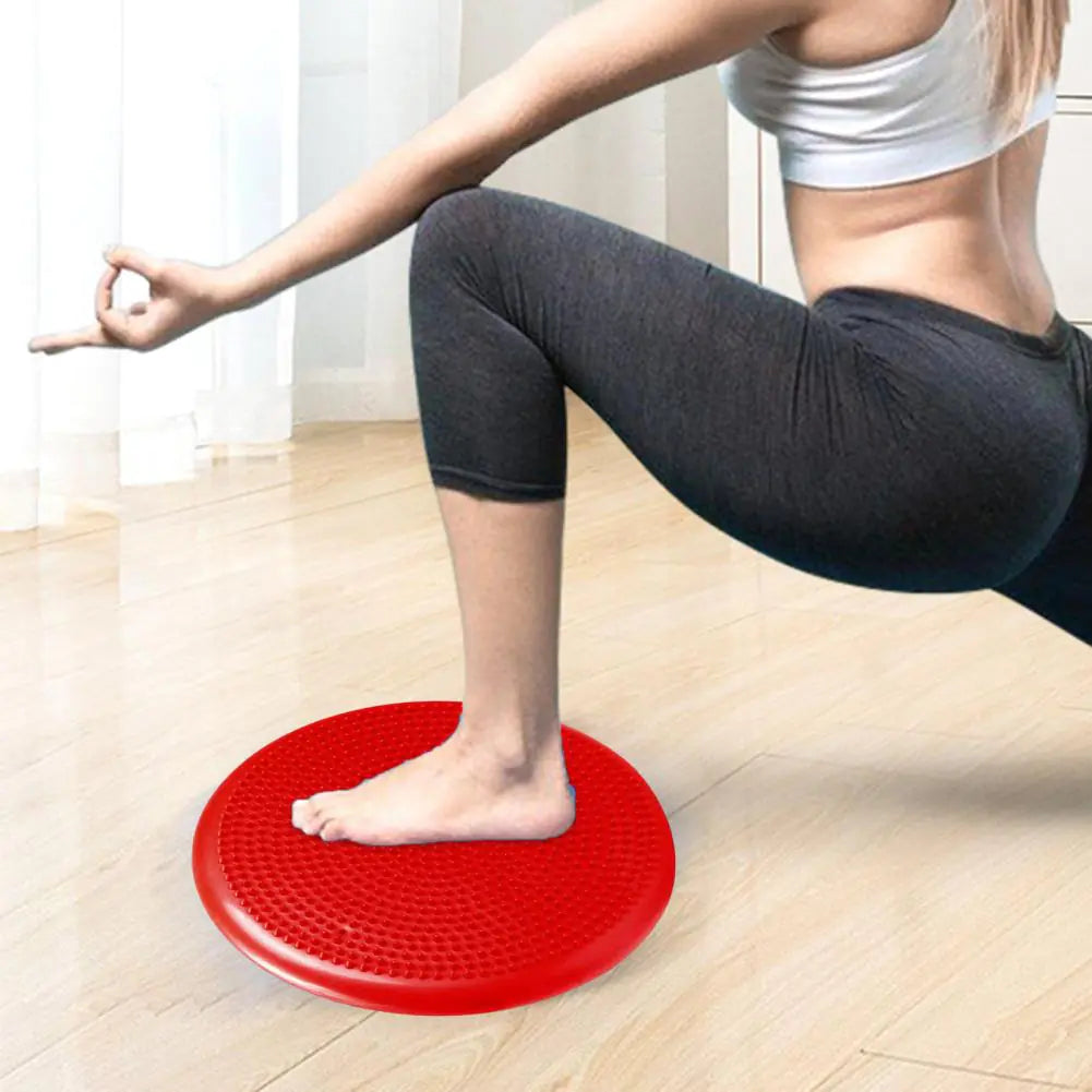 Tapete de Equilíbrio em PVC para Yoga com Bomba para Fitness e Terapia