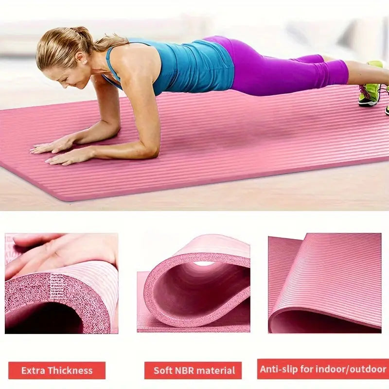 TAPETE DE FITNESS ANTIDERRAPANTE (YOGA)