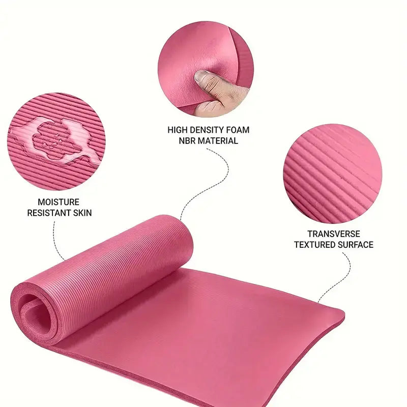 TAPETE DE FITNESS ANTIDERRAPANTE (YOGA)
