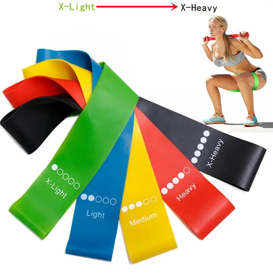 KIT DE BANDAS DE RESISTÊNCIA DE LÁTEX NATURAL - 5 unidades