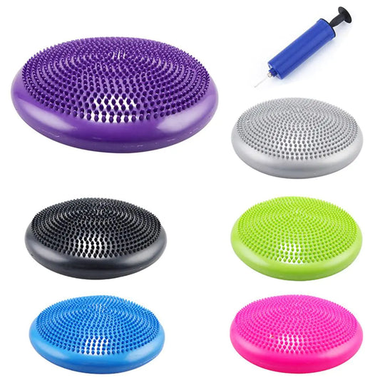 Tapete de Equilíbrio em PVC para Yoga com Bomba para Fitness e Terapia