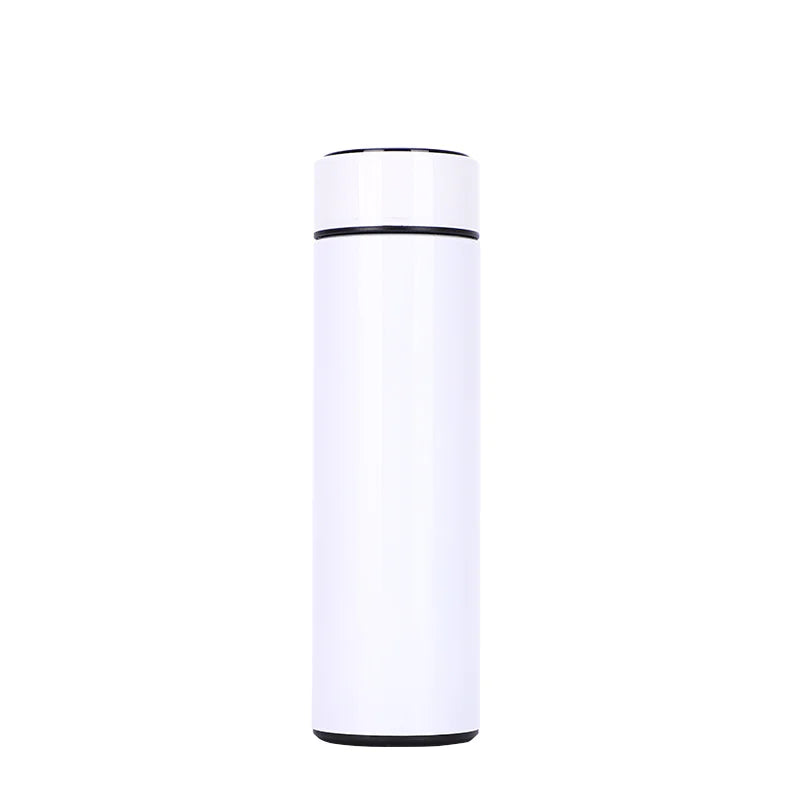 GARRAFA TÉRMICA INTELIGENTE EM AÇO INOXIDÁVEL, COM DISPLAY LED